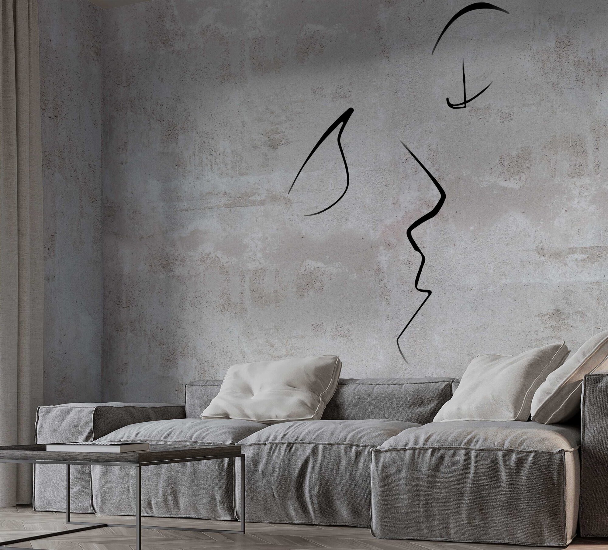 parete effetto cemento arredamento moderno affreschieaffreschi wallpaper design interior modern architecture walldecoration interiors interiordesigner interiorarchitecture interiordesignideas luxury wallpapers artisticwallpaper wall home inspirationdecorating decor panoramique hotel