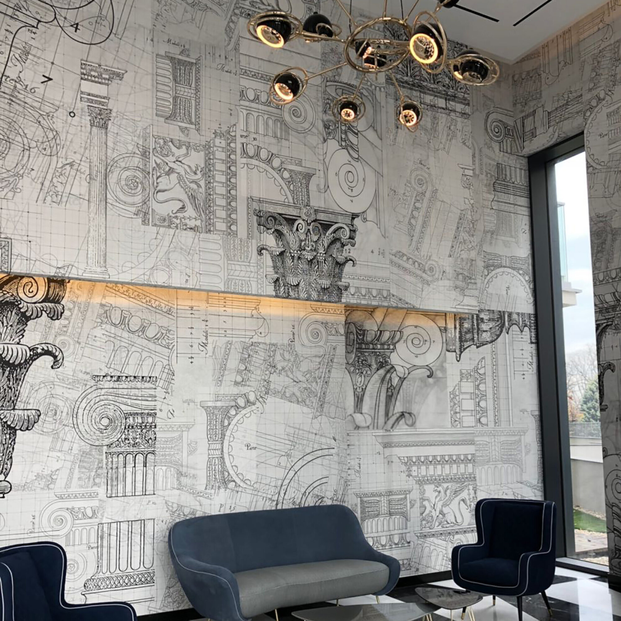 carta da parati design architecture wallpaper archiproducts