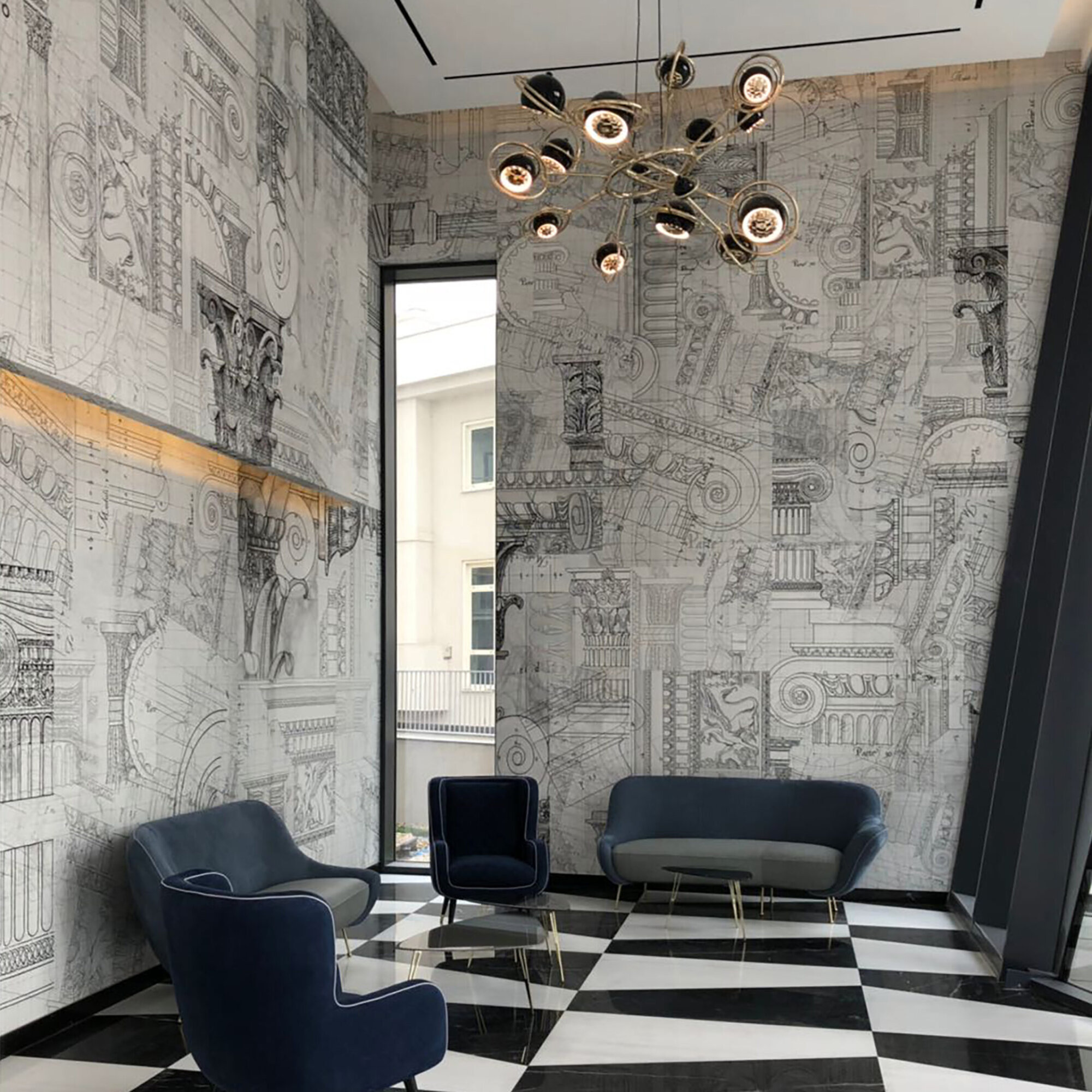 carta da parati design architecture wallpaper archiproducts