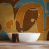 affreschieaffreschi wallpaper design interior modern architecture walldecoration interiors interiordesigner interiorarchitecture interiordesignideas luxury wallpapers artisticwallpaper wall home inspirationdecorating decor panoramique hotel faces colors