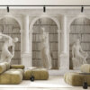 affreschieaffreschi wallpaper design interior modern architecture walldecoration interiors interiordesigner interiorarchitecture interiordesignideas luxury wallpapers artisticwallpaper wall home inspirationdecorating decor panoramique hotel marble statues ancient